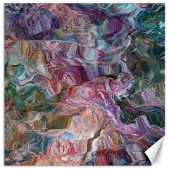 Blended Waves Canvas 20  X 20  by kaleidomarblingart