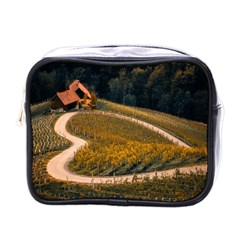Vineyard Agriculture Farm Autumn Mini Toiletries Bag (one Side) by Sarkoni