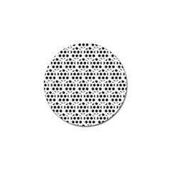 Seamless Honeycomb Pattern Golf Ball Marker by Amaryn4rt