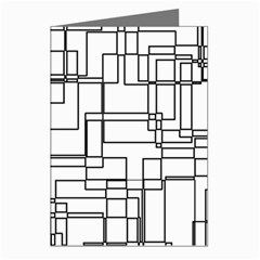 Structure Pattern Network Greeting Cards (pkg Of 8)