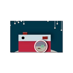 Camera Vector Illustration Sticker (rectangular) by Amaryn4rt