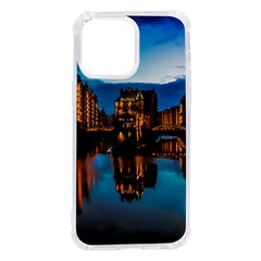 Hamburg City Blue Hour Night Iphone 14 Pro Max Tpu Uv Print Case by Amaryn4rt