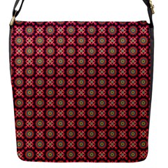 Kaleidoscope Seamless Pattern Flap Closure Messenger Bag (s)