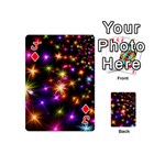 Star Colorful Christmas Abstract Playing Cards 54 Designs (Mini) Front - DiamondJ