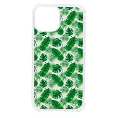 Tropical Leaf Pattern Iphone 13 Mini Tpu Uv Print Case by Dutashop