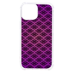 Pattern Texture Geometric Patterns Purple Iphone 13 Mini Tpu Uv Print Case by Dutashop