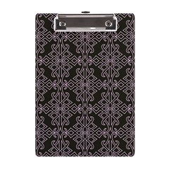 Line Geometry Pattern Geometric A5 Acrylic Clipboard by Amaryn4rt