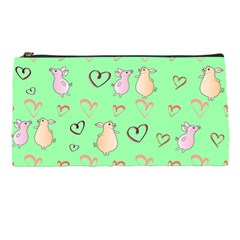 Pig Heart Digital Pencil Case by Ravend