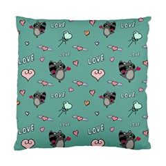 Raccoon Love Texture Seamless Standard Cushion Case (two Sides) by Ravend