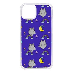 Cat Texture Pattern Seamless Rainbow Iphone 14 Tpu Uv Print Case by Ravend