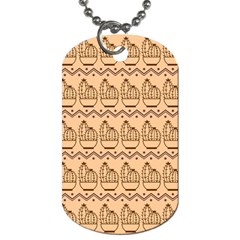 Pattern Design Background Nature Dog Tag (two Sides)