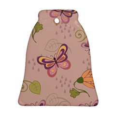 Butterfly Background Pattern Texture Ornament (bell)