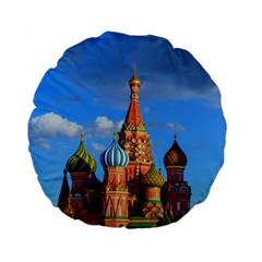 Architecture Building Cathedral Church Standard 15  Premium Round Cushions by Modalart