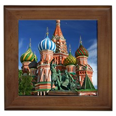 Saint Basil S Cathedral Framed Tile by Modalart