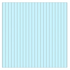 Stripes Striped Turquoise Square Satin Scarf (36  X 36 ) by Amaryn4rt