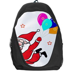 Nicholas Santa Claus Balloons Stars Backpack Bag by Ndabl3x