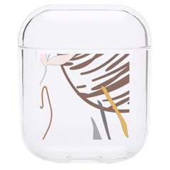 Abstract Hand Vine Lines Drawing Hard Pc Airpods 1/2 Case by Ndabl3x