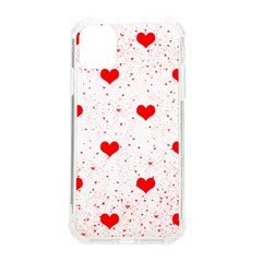 Hearts Romantic Love Valentines Iphone 11 Tpu Uv Print Case by Ndabl3x