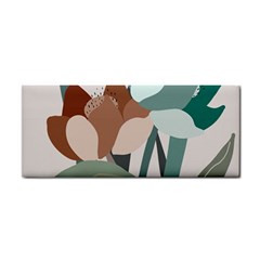 Flowers Plants Leaves Foliage Hand Towel by Grandong