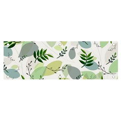 Leaves Foliage Pattern Abstract Banner And Sign 6  X 2 