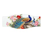 Birds Peacock Artistic Colorful Flower Painting Stretchable Headband