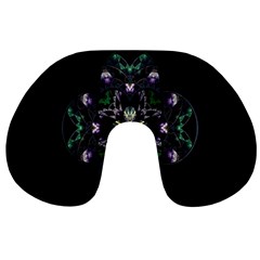 Fractal Fractal Art Texture Travel Neck Pillow