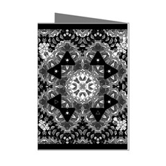 Mandala Calming Coloring Page Mini Greeting Cards (pkg Of 8) by Sarkoni