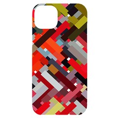 Maze Mazes Fabric Fabrics Color Iphone 14 Plus Black Uv Print Case