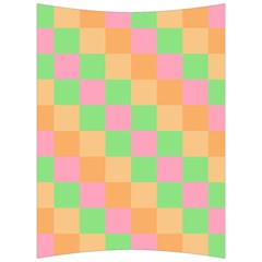 Checkerboard Pastel Squares Back Support Cushion by Grandong