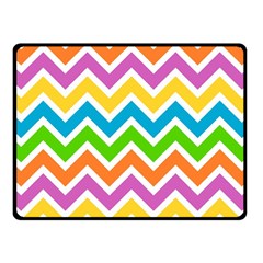 Chevron Pattern Design Texture Fleece Blanket (small) by Apen