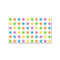 Star Pattern Design Decoration Sticker Rectangular (10 Pack) by Apen