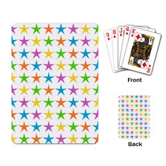 Star Pattern Design Decoration Playing Cards Single Design (rectangle) by Apen