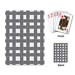 Seamless Stripe Pattern Lines Playing Cards Single Design (rectangle)