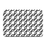 Diagonal Stripe Pattern Plate Mats 18 x12  Plate Mat