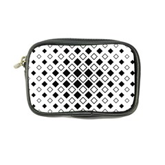 Square Diagonal Pattern Monochrome Coin Purse by Apen