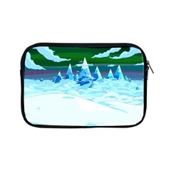 Frost Mountains Illustration Adventure Time Fantasy Art Landscape Apple Ipad Mini Zipper Cases