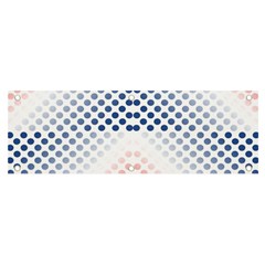 Dots Pointillism Abstract Chevron Banner And Sign 6  X 2  by Pakjumat