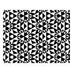 Geometric Tile Background Premium Plush Fleece Blanket (Large)