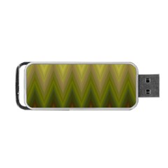 Zig Zag Chevron Classic Pattern Portable Usb Flash (one Side) by Apen