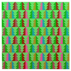 Christmas Background Paper Wooden Puzzle Square by Modalart