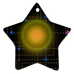 Technology System Star Ornament (two Sides) by Modalart