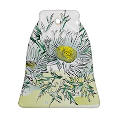 Thistle Alpine Flower Flower Plant Bell Ornament (two Sides) by Modalart