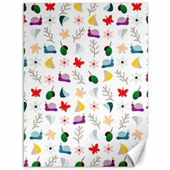 Snail Butterfly Pattern Seamless Canvas 36  X 48 