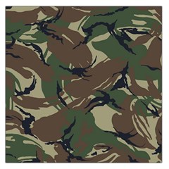 Camouflage Pattern Fabric Square Satin Scarf (36  X 36 ) by Bedest