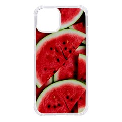 Watermelon Fruit Green Red Iphone 14 Tpu Uv Print Case by Bedest
