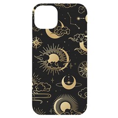 Star Colorful Christmas Abstract Iphone 14 Plus Black Uv Print Case by Ndabl3x