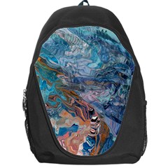 Abstract Delta Backpack Bag by kaleidomarblingart