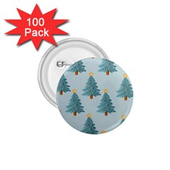 Christmas Trees Time 1 75  Buttons (100 Pack) 