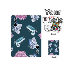 Butterfly Pattern Dead Death Rose Playing Cards 54 Designs (mini)