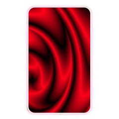 Background Red Color Swirl Memory Card Reader (rectangular)
